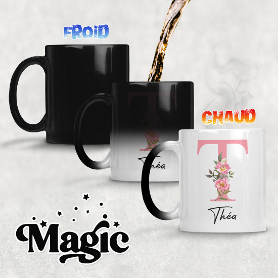 Tasse - Mug Magique Monogramme - Lettre T