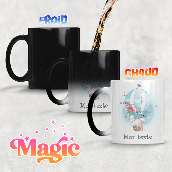 Tasse - Mug Magique - Montgolfière de bébé