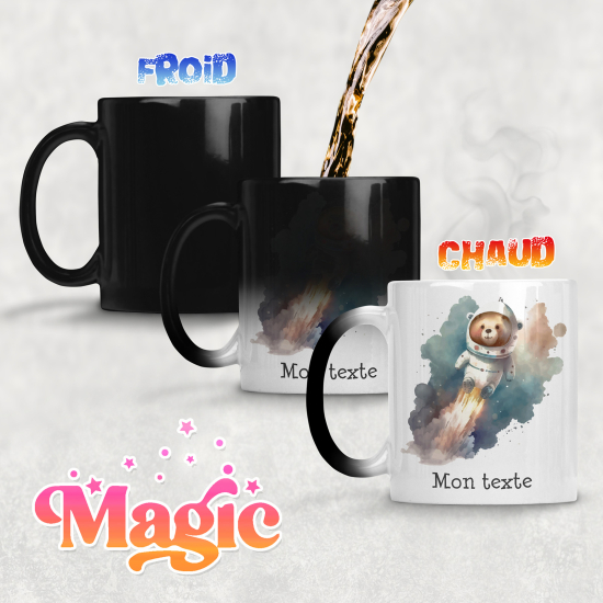 Tasse - Mug Magique - Ours Astronaute