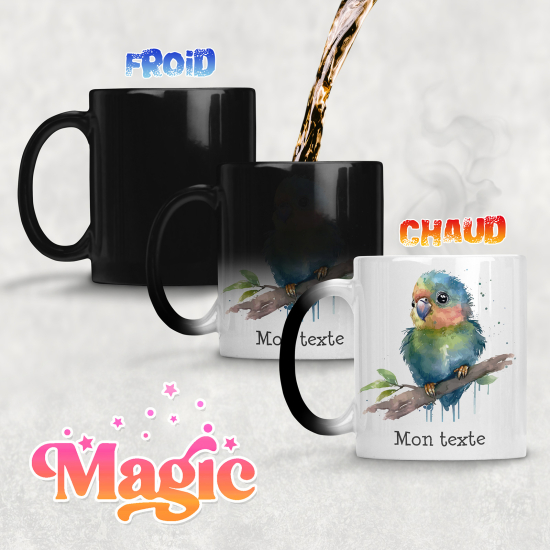 Tasse - Mug Magique - Perroquet