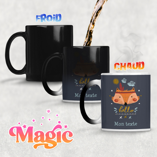 Tasse - Mug Magique - Renard Hello