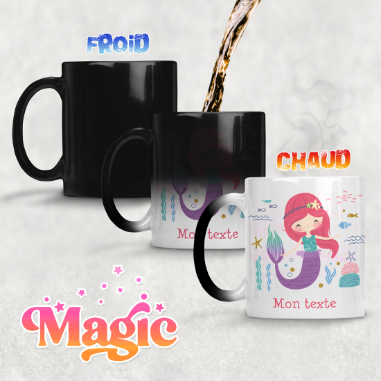 Tasse - Mug Magique - Sirène Océan