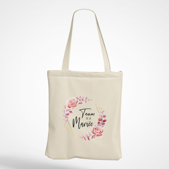 Tote Bag - Couronne fleuris team de la mariée