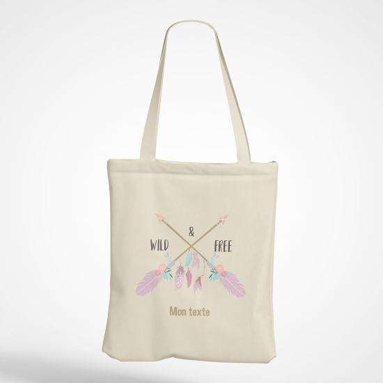 Tote Bag - Flèches plumes