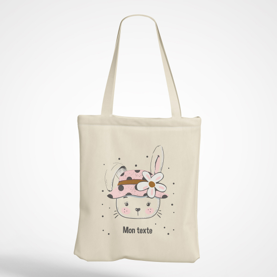 Tote Bag - Lapin chapeau