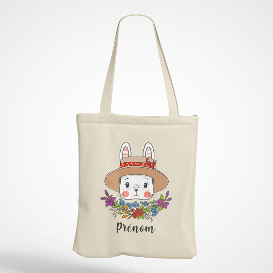 Tote Bag - Lapin chapeau