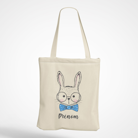 Tote Bag - Lapin noeud papillon