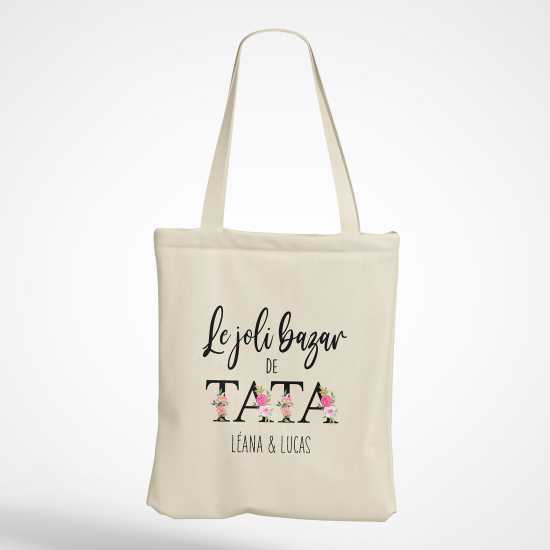 Tote Bag - Le joli bazar de tata Prénom