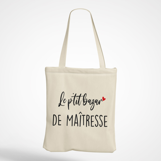 Tote Bag - Le p'tit bazar de maîtresse