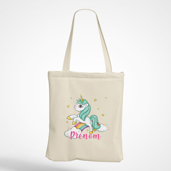 Tote Bag - Licorne arc-en-ciel