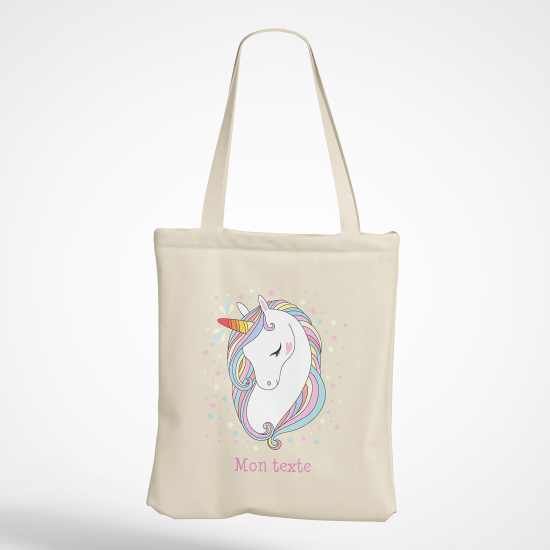 Tote Bag - Licorne arc-en-ciel