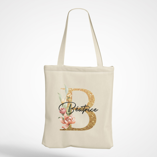 Tote Bag Monogramme - Lettre B