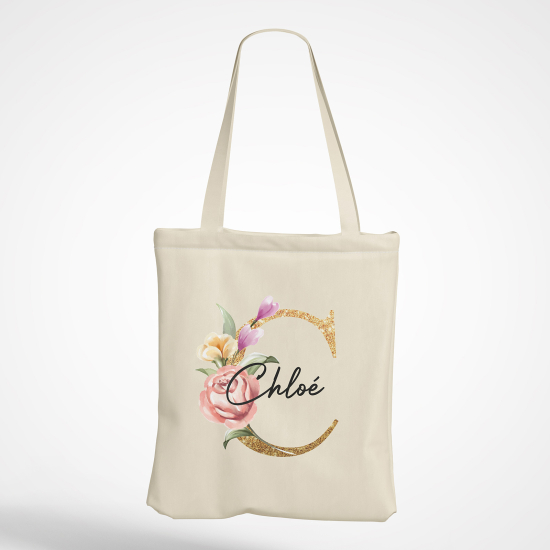 Tote Bag Monogramme - Lettre C