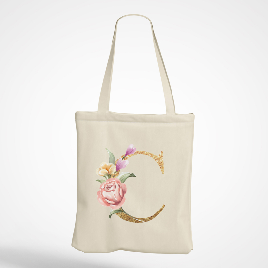 Tote Bag Monogramme - Lettre C