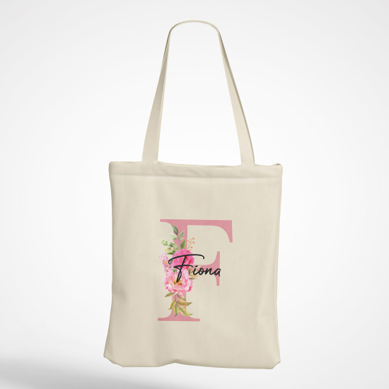 Tote Bag Monogramme - Lettre F