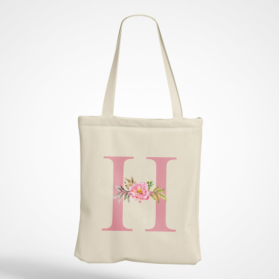 Tote Bag Monogramme - Lettre H