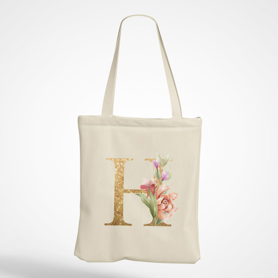 Tote Bag Monogramme - Lettre H