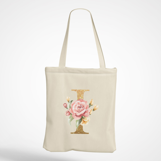 Tote Bag Monogramme - Lettre I