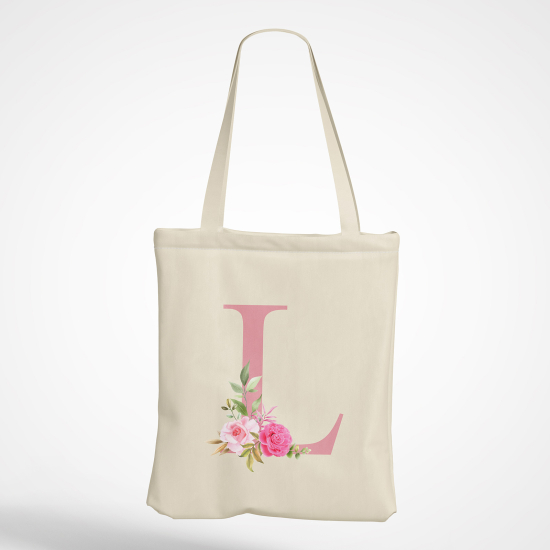 Tote Bag Monogramme - Lettre L