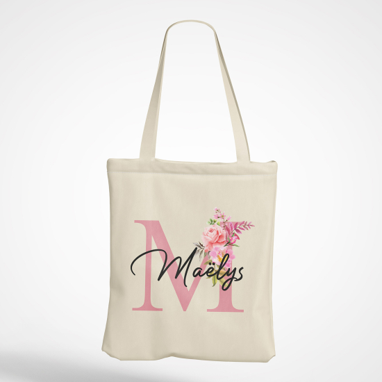 Tote Bag Monogramme - Lettre M