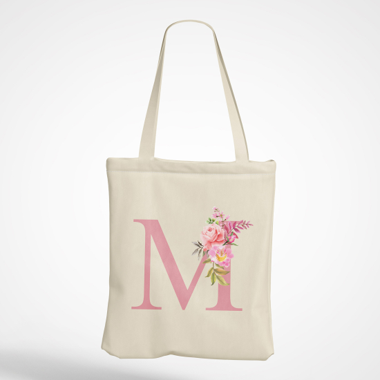 Tote Bag Monogramme - Lettre M