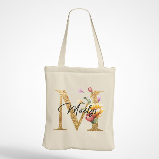 Tote Bag Monogramme - Lettre M