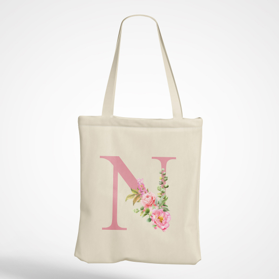 Tote Bag Monogramme - Lettre N