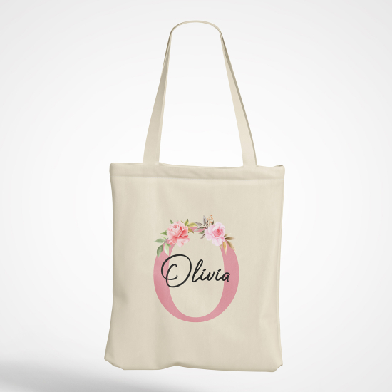 Tote Bag Monogramme - Lettre O