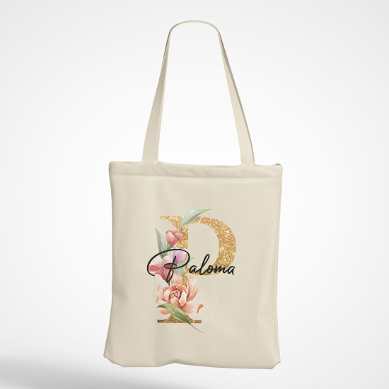 Tote Bag Monogramme - Lettre P