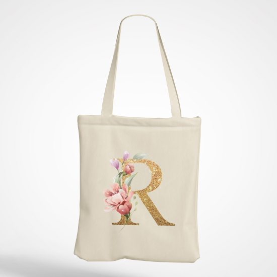 Tote Bag Monogramme - Lettre R