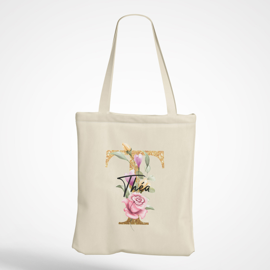 Tote Bag Monogramme - Lettre T