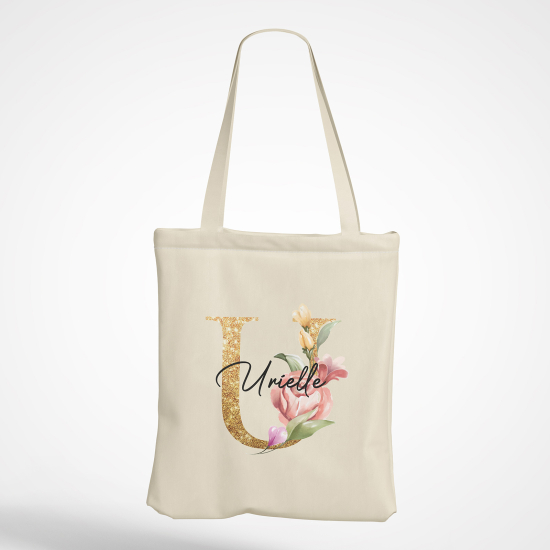 Tote Bag Monogramme - Lettre U