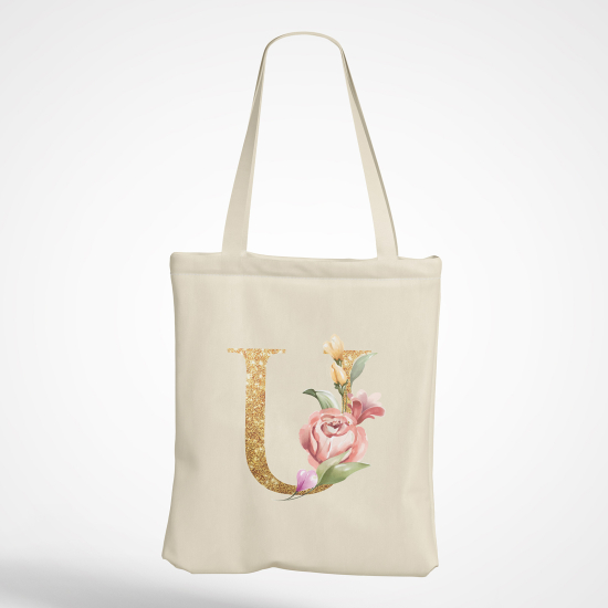 Tote Bag Monogramme - Lettre U