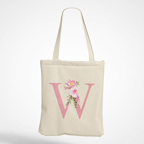 Tote Bag Monogramme - Lettre W