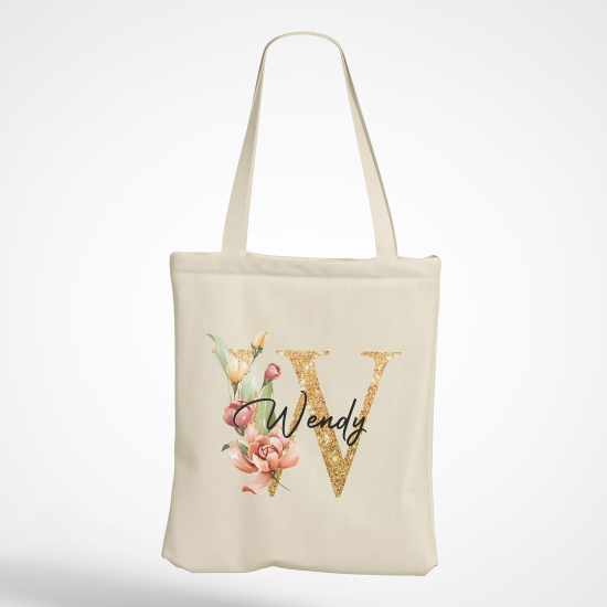 Tote Bag Monogramme - Lettre W