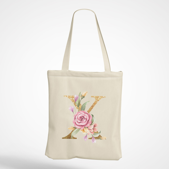 Tote Bag Monogramme - Lettre X