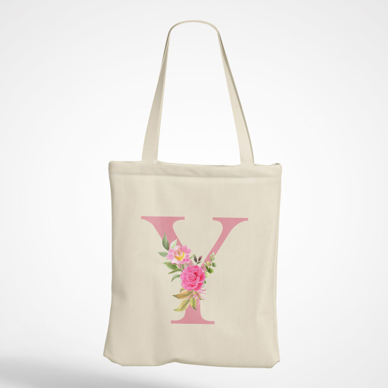 Tote Bag Monogramme - Lettre Y