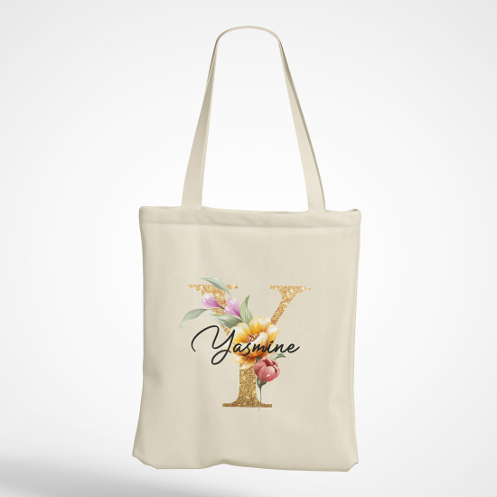 Tote Bag Monogramme - Lettre Y