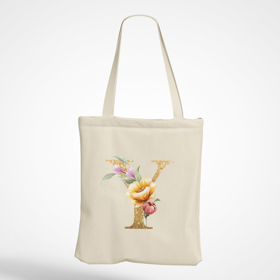 Tote Bag Monogramme - Lettre Y