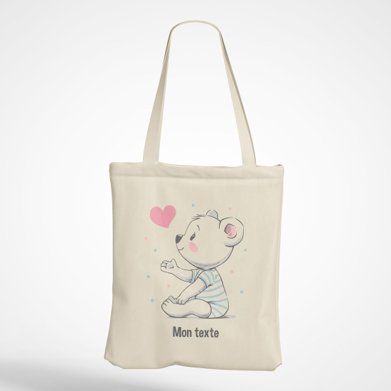 Tote Bag - Ourson coeur