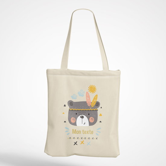 Tote Bag - Ourson indien