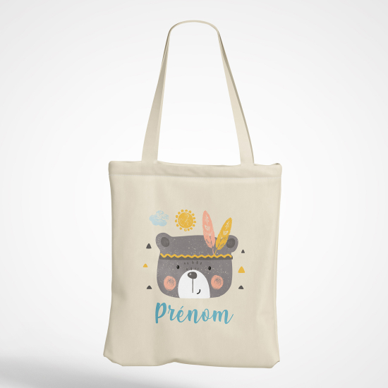 Tote Bag - Ourson indien