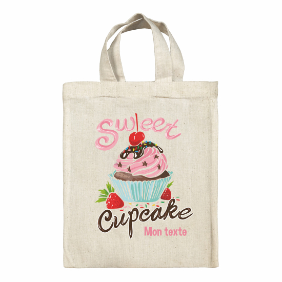 Tote bag personnalisé - Cupcake