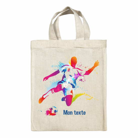 Tote bag personnalisé - Footballeur