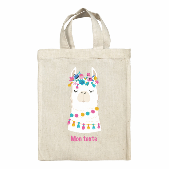 Tote bag personnalisé - Lama