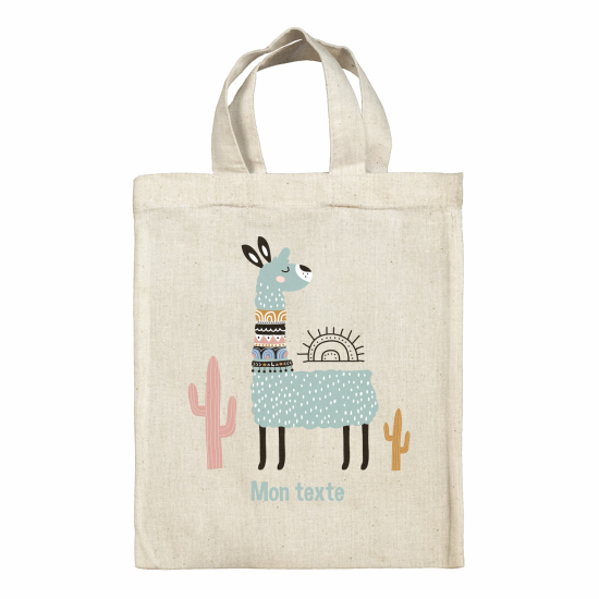 Tote bag personnalisé - Lama