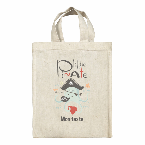 Tote bag personnalisé - Little pirate