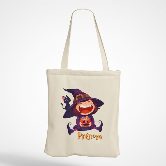 Tote Bag - Petite fille sorcière