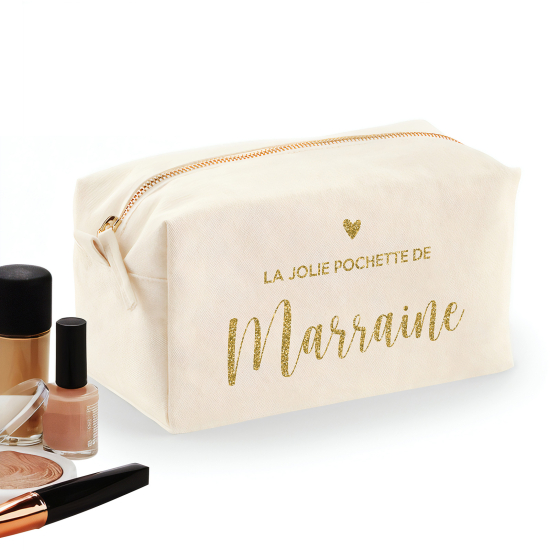 Trousse De Maquillage - La jolie pochette de marraine