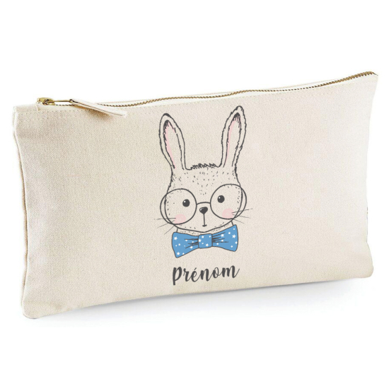 Trousse - Lapin nœud papillon